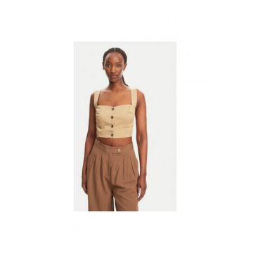 Top dama  53-2216 - Bumbac - Bej