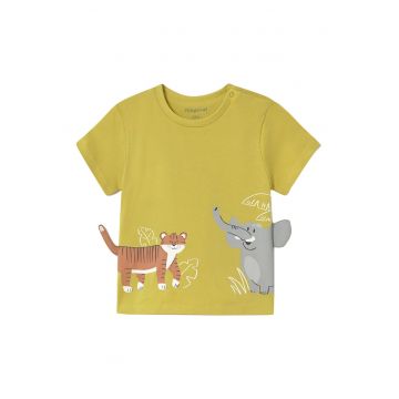 Tricou baieti  1061 - Bumbac - Galben