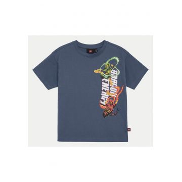 Tricou baieti  12011428 - Bumbac organic - Bleumarin