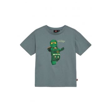 Tricou baieti  12011457 - Bumbac organic - Verde