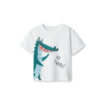 Tricou baieti  13238145 - Bumbac - Alb
