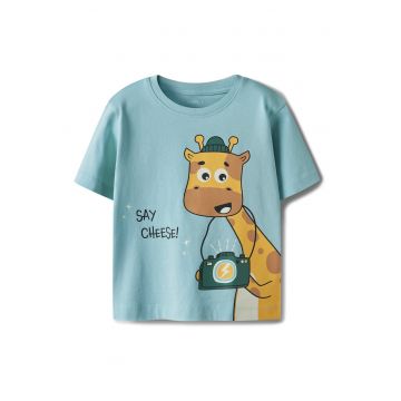 Tricou baieti  13238145 - Bumbac - Albastru deschis