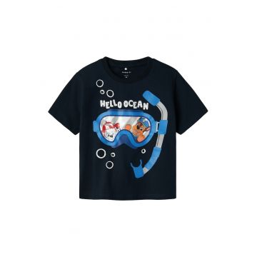 Tricou baieti  13240711 - Bumbac/Elastan - Bleumarin
