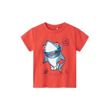 Tricou baieti  13241295 - Bumbac organic/Bumbac - Rosu