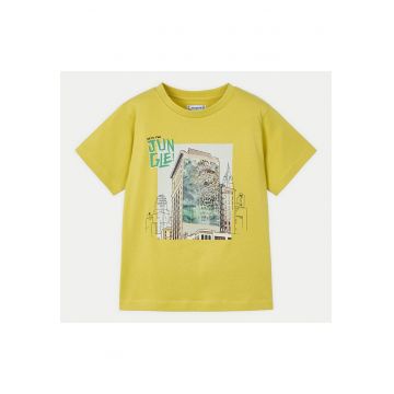 Tricou baieti  3043 - Bumbac - Galben