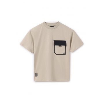 Tricou baieti  6012 - Bumbac - Bej
