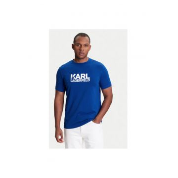 Tricou barbati  755087 553235 - Bumbac - M INTL - Albastru