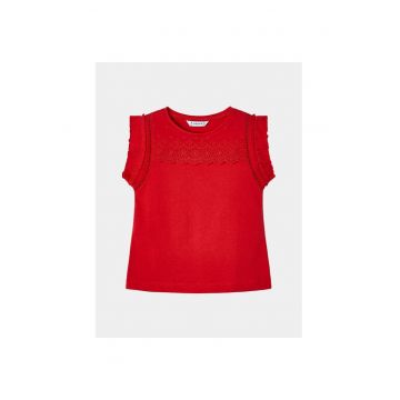 Tricou copii -  13119 - Rosu - Bumbac