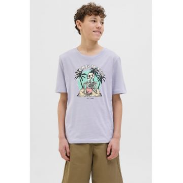 Tricou cu imprimeu logo si grafic
