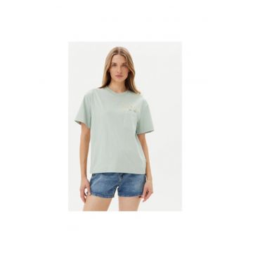 Tricou dama  112363833 - Bumbac - Verde