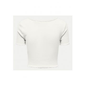 Tricou dama  15311919 - Bumbac organic - Alb