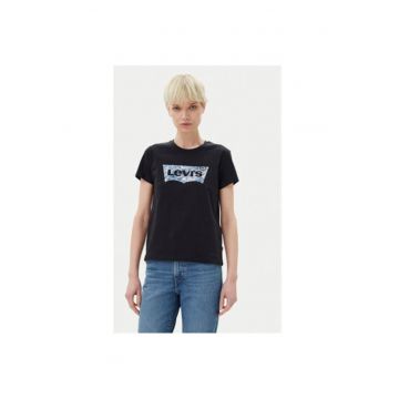 Tricou dama  17369-2930 - Bumbac - Negru