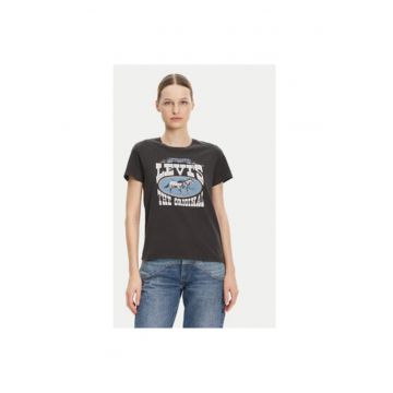 Tricou dama  17369-3023 - Bumbac - Negru