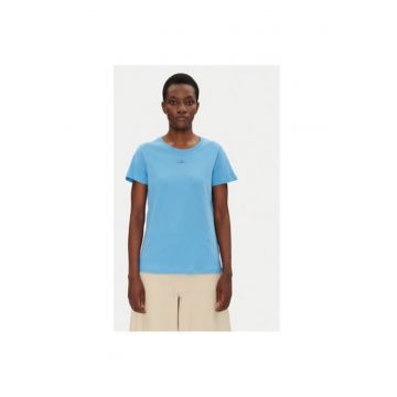 Tricou dama  20615288 - Bumbac - Albastru