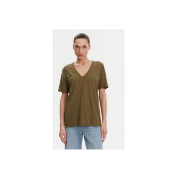 Tricou dama  53-2148 - In/Bumbac - Verde