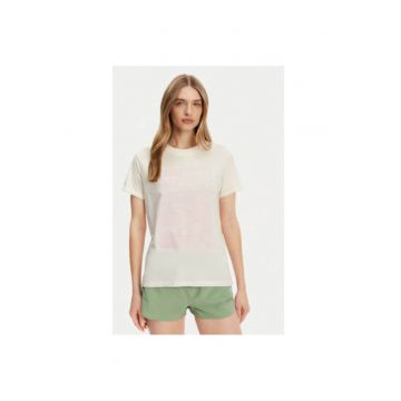 Tricou dama  ERJZT05911-WBS0 - Bumbac - Ecru