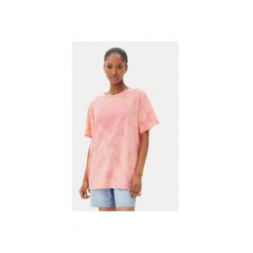Tricou dama model 26918 - material Bumbac - culoare Roz Tricou dama model 26918 - material Bumbac - culoare Roz