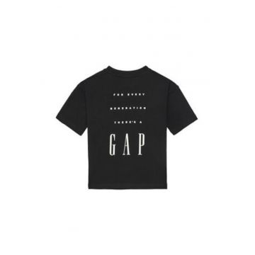 Tricou dama -  negru - bumbac