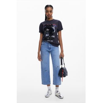 Tricou de bumbac cu imprimeu