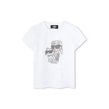 Tricou din amestec de modal cu aplicatii din strasuri