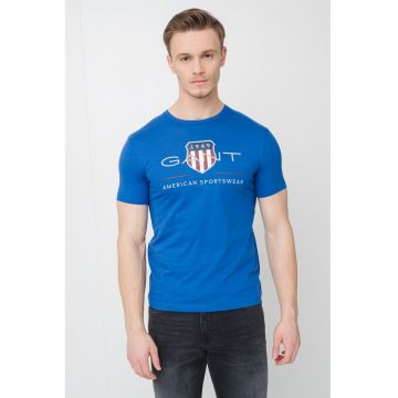 Tricou din bumbac cu model logo