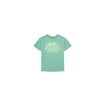 Tricou pentru baieti  3JERC10PE - Bumbac - Verde