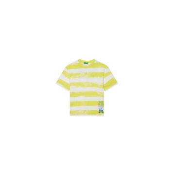 Tricou pentru baieti  3SL3C10P5 - Bumbac - Galben
