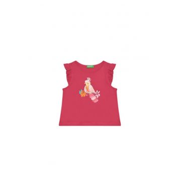 Tricou pentru fete  3I1XG10JK - Bumbac - Roz