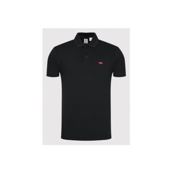Tricou polo barbati  35883 - Bumbac - XS INTL - Negru
