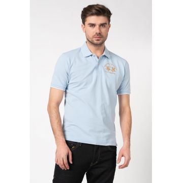 Tricou polo din material pique cu broderie logo