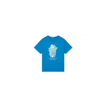 Tricou baieti  3JERC10PE - Bumbac - Albastru