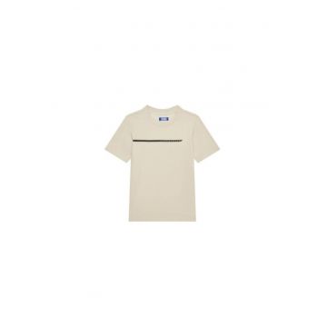 Tricou baieti Jack Jones Junior - 12274610 - Bumbac/Poliester reciclat - Bej