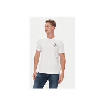 Tricou barbati  10019370 30045904 - Bumbac organic - Alb