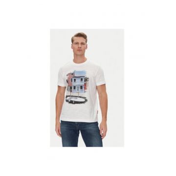 Tricou barbati  10019403 30045721 - Bumbac - Alb