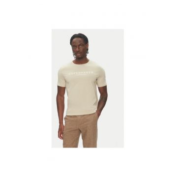 Tricou barbati  30-400200 - Bumbac - Bej