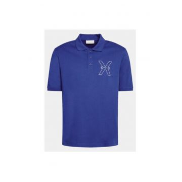 Tricou barbati -  303885977 - Bumbac - Albastru