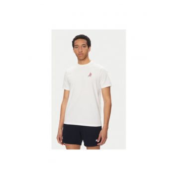 Tricou barbati  54601 - Bumbac - Alb