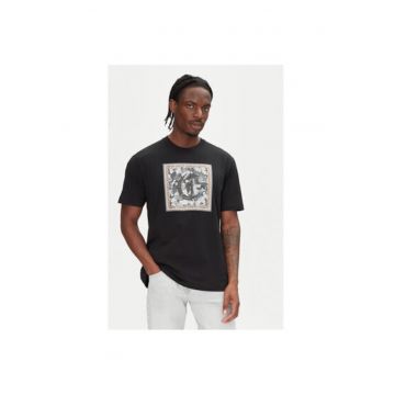 Tricou barbati  78OAHC10 CJ600 - Bumbac - Negru
