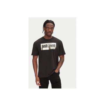 Tricou barbati  78OAHT15 CJ500 - Bumbac - Negru