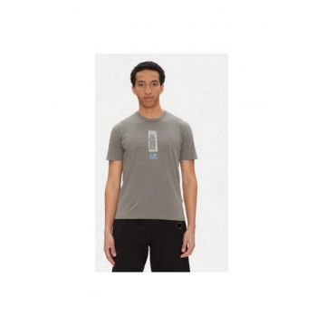 Tricou barbati C P Company - 18CMTS310A005431G - Bumbac - Gri