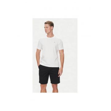 Tricou barbati  C0P1092 - Bumbac - Alb