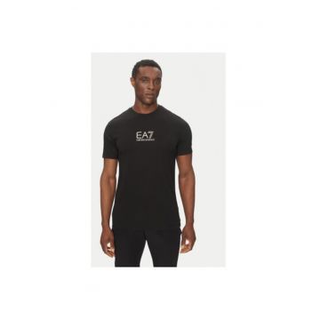 Tricou barbati Ea7 Emporio Armani - 7M000301 AF13739 - Viscoza/Poliamida - Negru