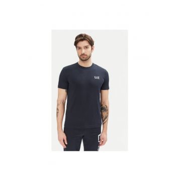Tricou barbati Ea7 Emporio Armani - 8NPT26 PJVQZ - Bumbac - Bleumarin