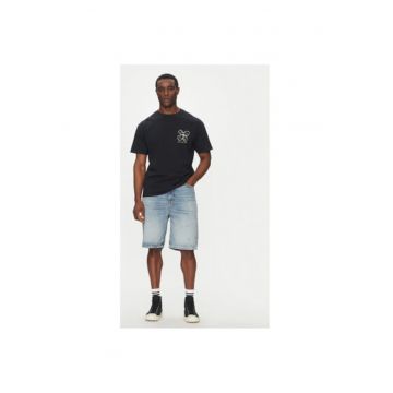 Tricou barbati  EQYZT08032-KVJ0 - Bumbac - Negru