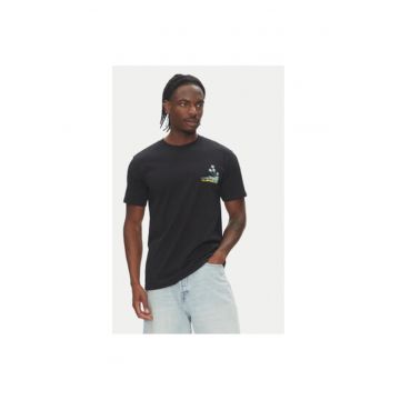 Tricou barbati  EQYZT08057 - Bumbac - Negru