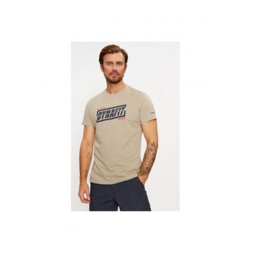 Tricou barbati  GRAPHIC CO M S/S TEE - Bumbac - Kaki