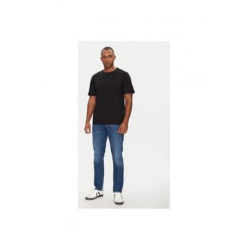 Tricou barbati Jack Jones - 12268229 - Bumbac - Negru
