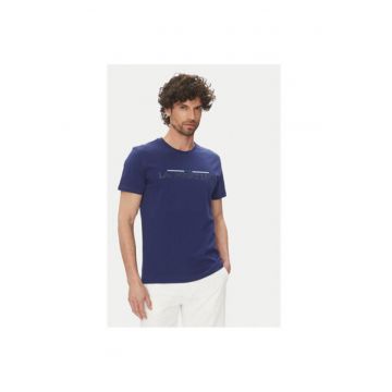 Tricou barbati  JS206 - Bumbac - Bleumarin