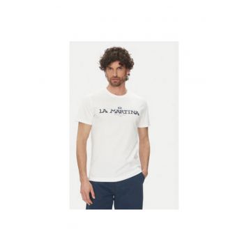 Tricou barbati  MAR304 JS206 - Bumbac - Alb