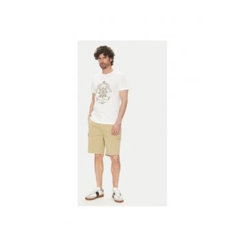 Tricou barbati  MARG30 JS206 - Bumbac - Alb